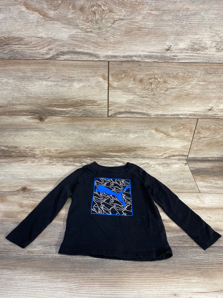 Puma Logo Shirt Black sz 2T - Me n Mommy To Be