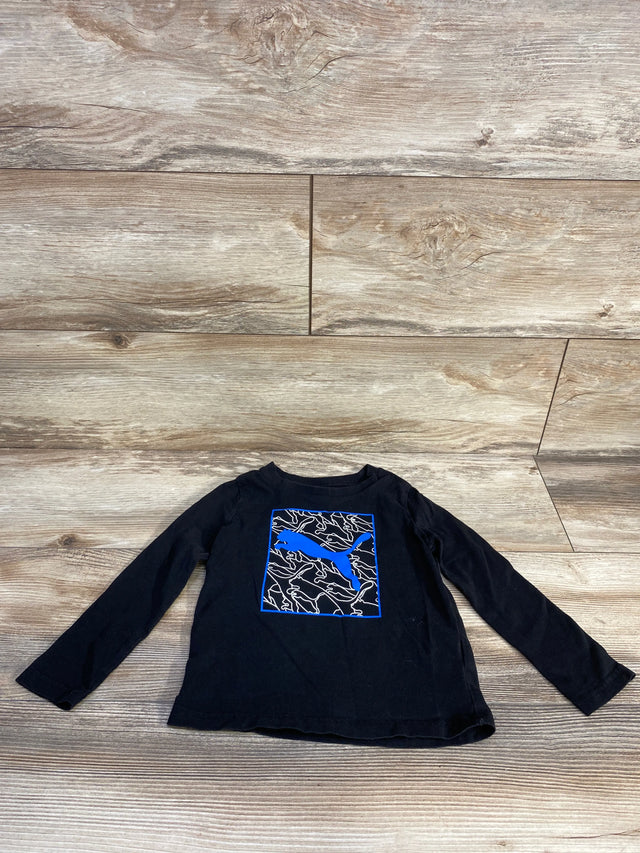 Puma Logo Shirt Black sz 2T - Me n Mommy To Be