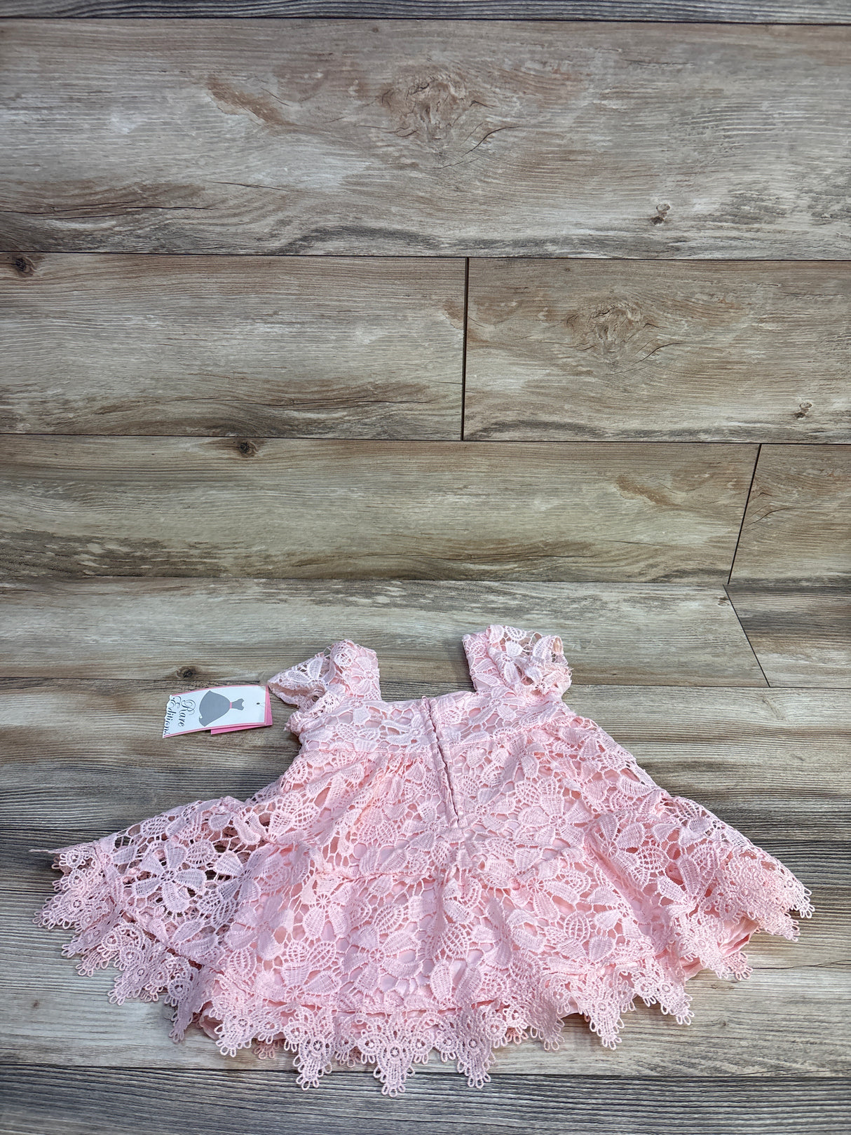 NEW Rare Editions Lace Dress Pink sz 2T