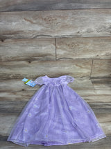 NEW Bluey and Bingo Lilac Purple Floral Satinet and Tulle Nightgown sz 3T