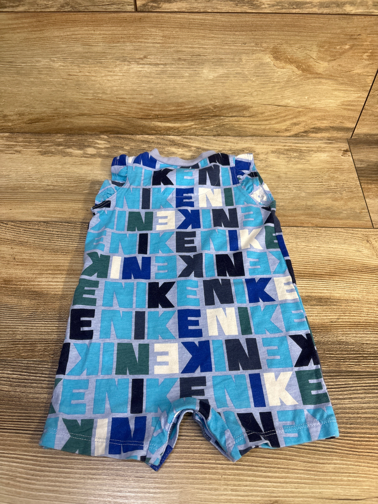 Nike Flutter Sleeve Romper Blue sz 6m