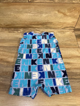 Nike Flutter Sleeve Romper Blue sz 6m
