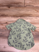 Koala Kids Button Up Shirt Green sz 3T