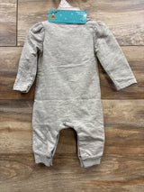 NEW Disney 2pc Minnie Mouse Baby Sister Coverall Grey sz 6m