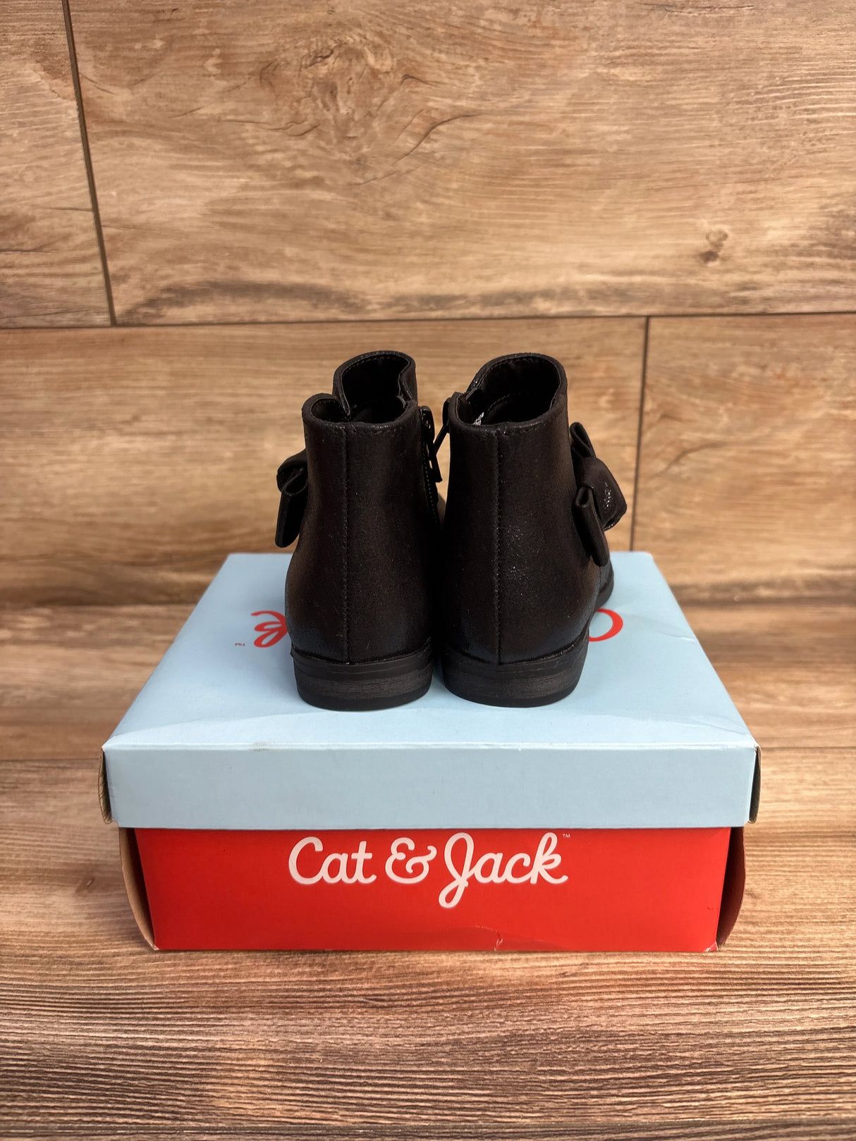 NEW Cat & Jack Sammi Ankle Boots Black sz 8c