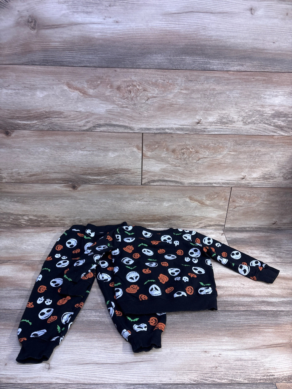 Disney Nightmare Before Christmas 2pc Sweatshirt Set Black sz 3T