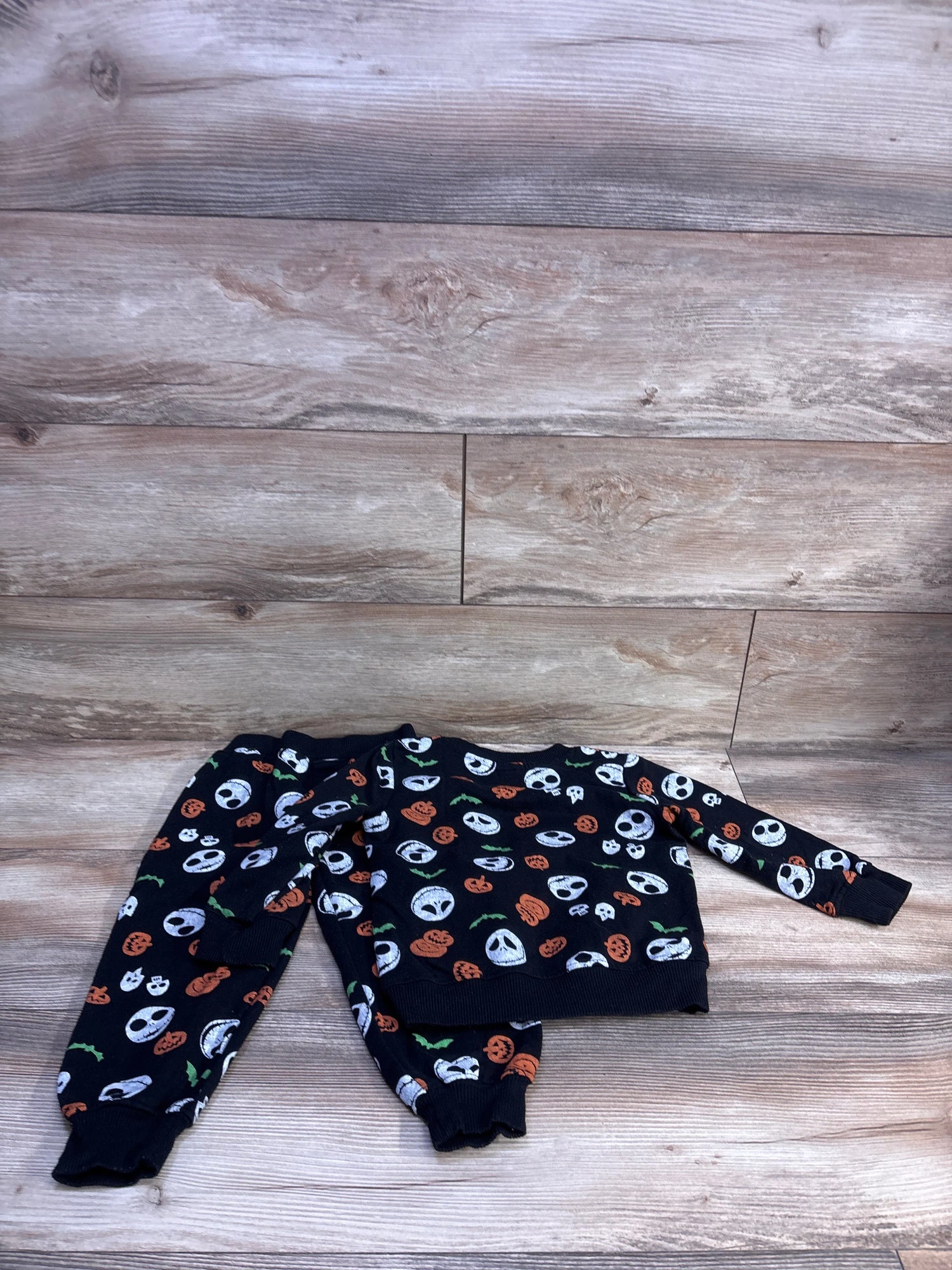 Disney Nightmare Before Christmas 2pc Sweatshirt Set Black sz 3T