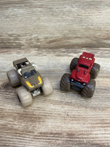 Monster Jam El Toro Loco Vs. Grave Digger Die-Cast Monster Trucks, 1:64 Scale