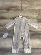 NEW Cloud Island 2pk Leaf So Very Soft Modal Blend Sleepers Beige sz 12m