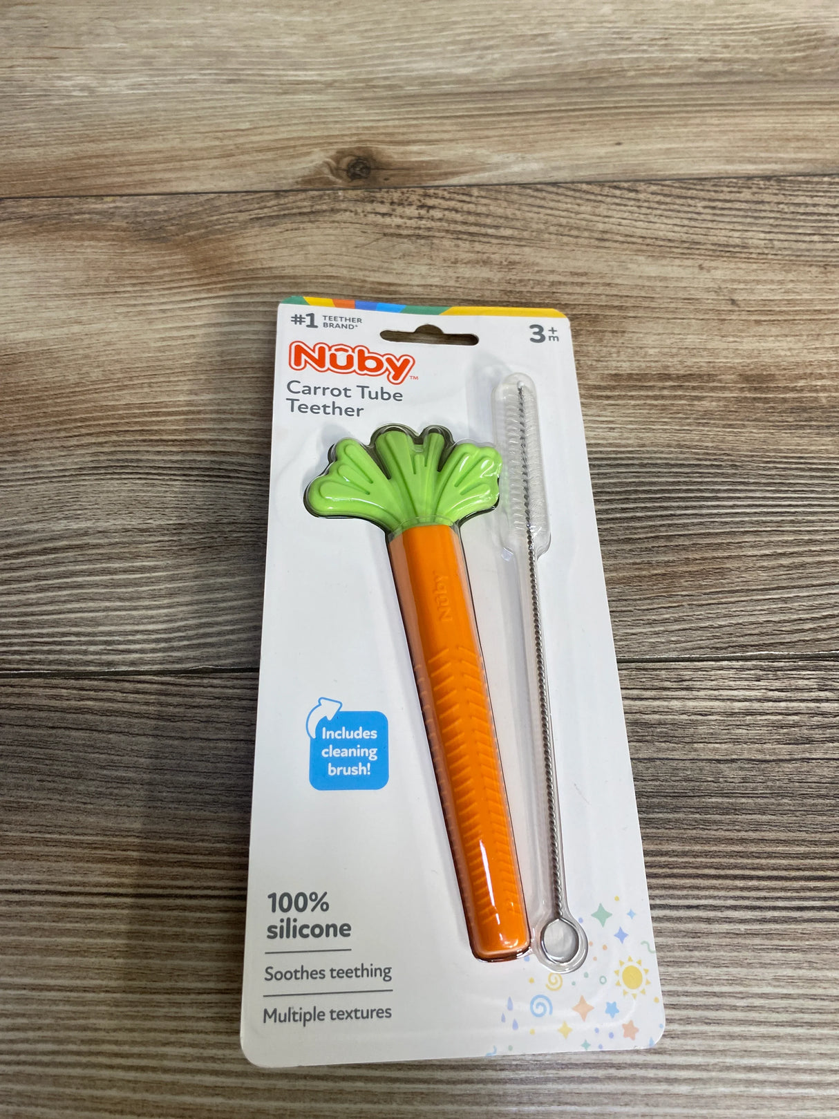 NEW Nuby Carrot Tube Teether