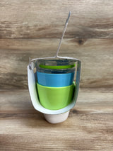 NEW Munchkin Splash 2 Cups With Training Lids Blue/Green 7oz - 18m+