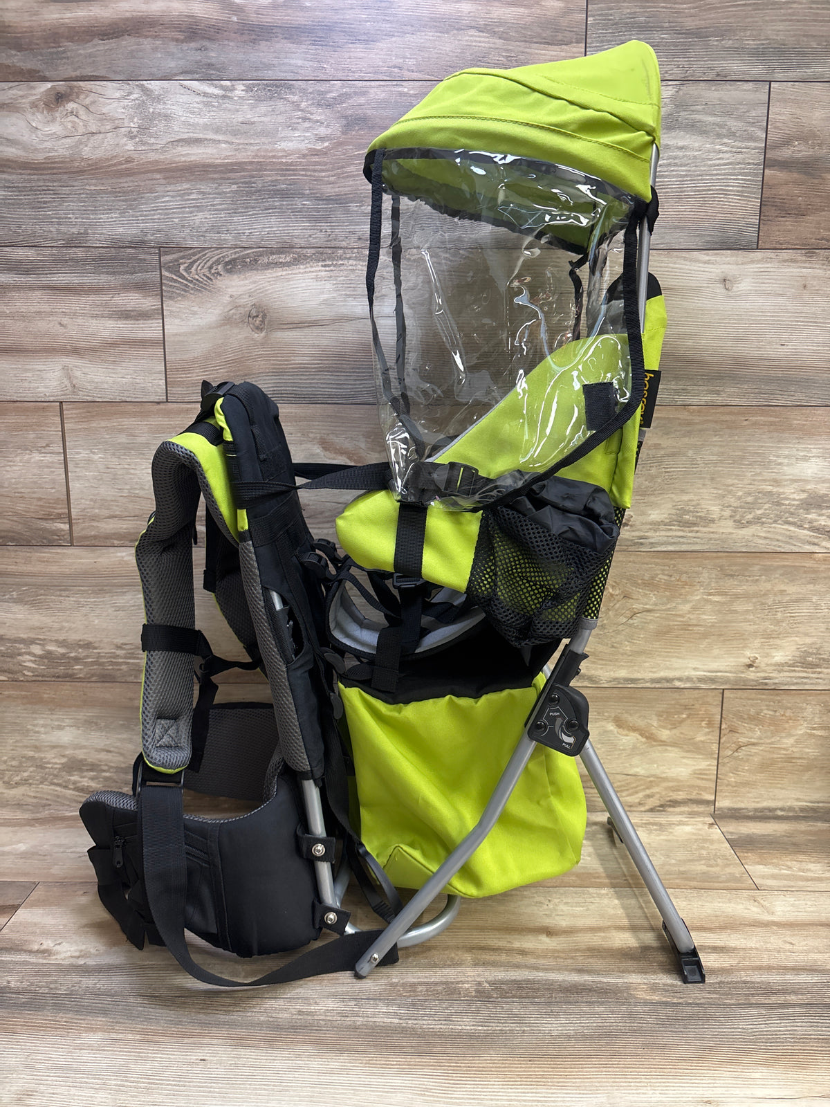 Besrey Toddler Hiking Backpack Carrier - Lime Green