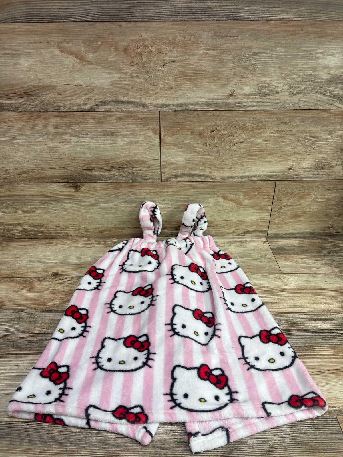 Hello Kitty Plush Strap Bath Wrap Pink sz 4T+