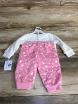 NEW Emporio Baby 2pc Bunny Sweatshirt & Pants White sz 6-9m