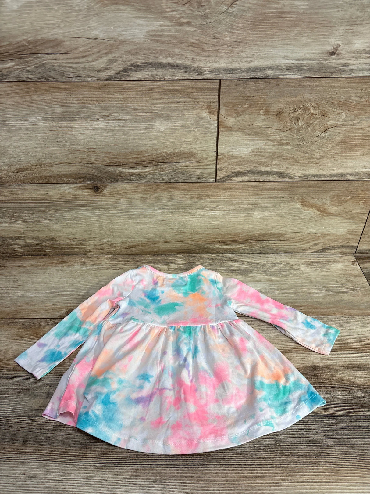 Free Style Tie-Dye Peplum Top White sz 12m