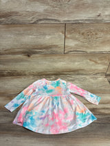 Free Style Tie-Dye Peplum Top White sz 12m