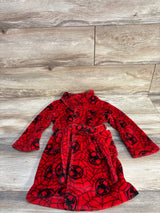 Marvel Boys' Across The Spiderverse Part One Plush Robe Red sz 4T