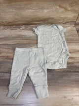 Carter's 2pc Striped Bodysuit & Pants Set Green sz 3m