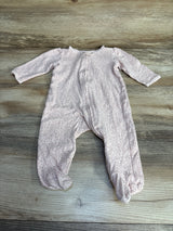 Carter's Heart Print Sleeper Pink sz 6m - Me n Mommy To Be