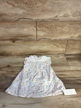 NEW SimpleKids Floral Eyelet Collar Dress White sz 6-9m