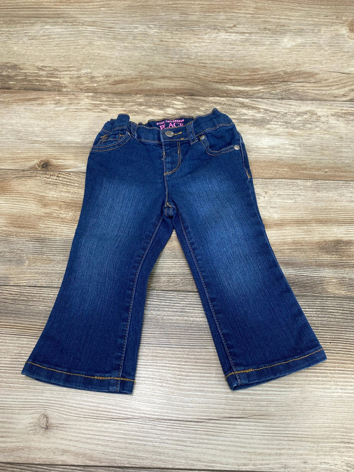 Children's Place Blue Bootcut Jeans sz 12-18m - Me 'n Mommy To Be