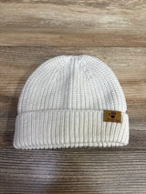 Bearpaw Knit Foldover Beanie White sz 6-12m