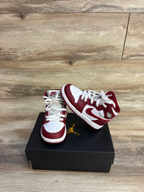 Air Jordan 1 Retro High OG TD 'Artisanal Red' Sneakers sz 7c