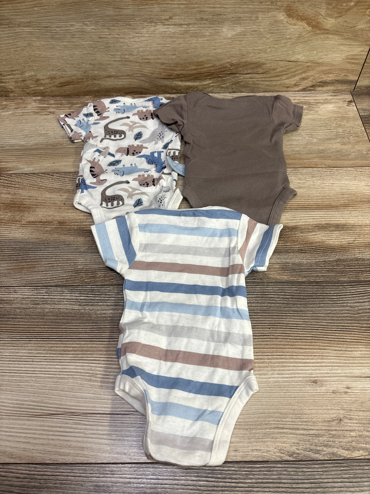 Gerber 3pk Bodysuits White sz Newborn