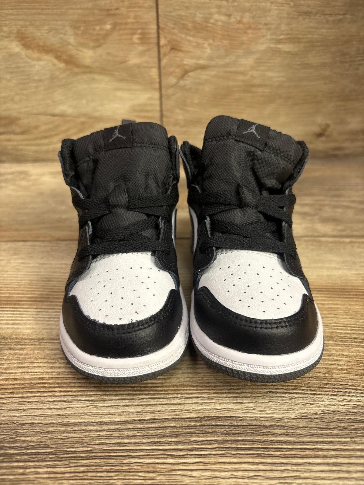 Air Jordan 1 Mid TD 'Iron Grey' Sneakers sz 9c