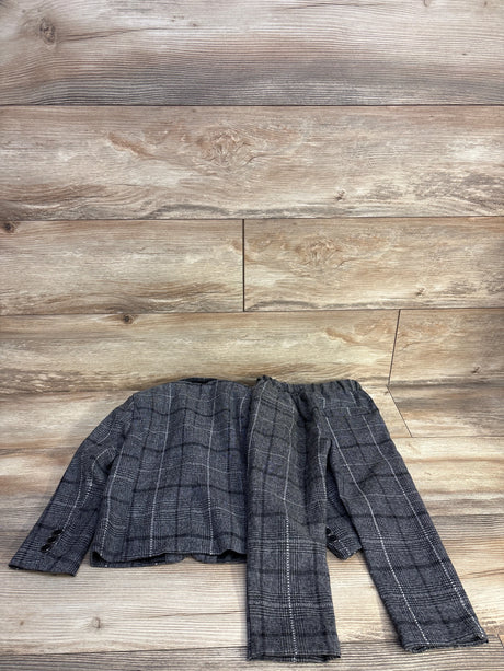 Lolanta Kids Plaid Suit Blazer & Pants Grey sz 3-4T - Me n Mommy To Be