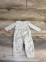 NEW Cloud Island 2pc Ribbed Bodysuit & Pants Set Beige sz 3-6m