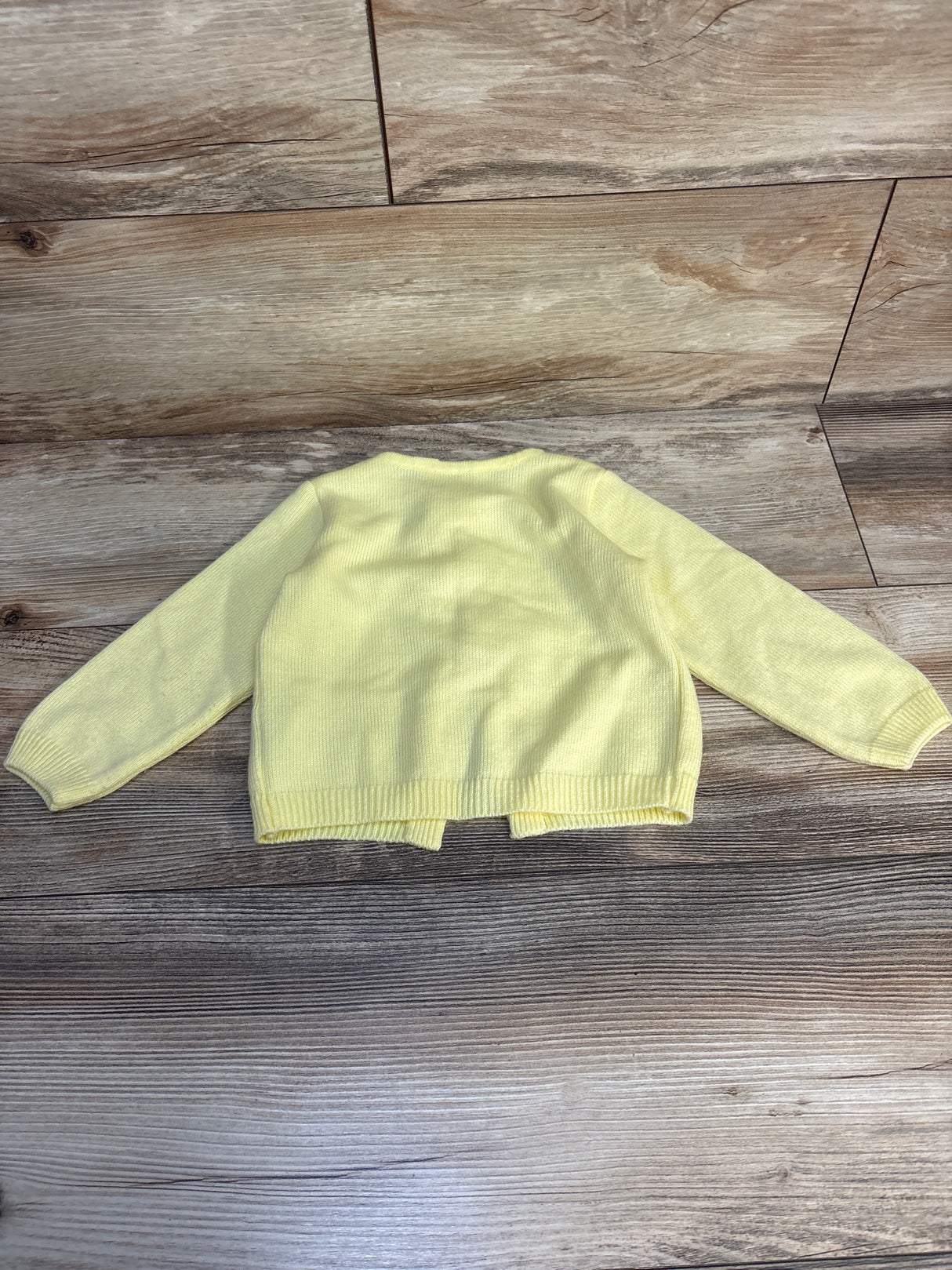 Mon Caramel Knit Bow Cardigan Yellow sz 12-18m
