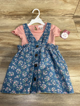 NEW Nannette 2pc Bodysuit & Skirt Pink sz 18m