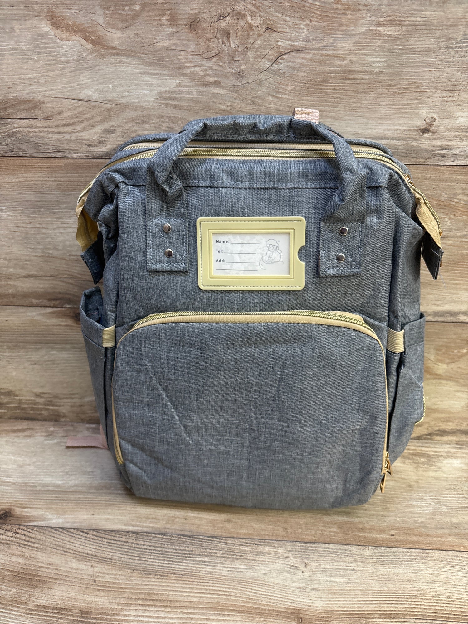 Lenski Diaper Bag Backpack with Changing Station and USB Port