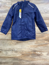 NEW Cat & Jack Hooded Rain Coat Navy sz 4T