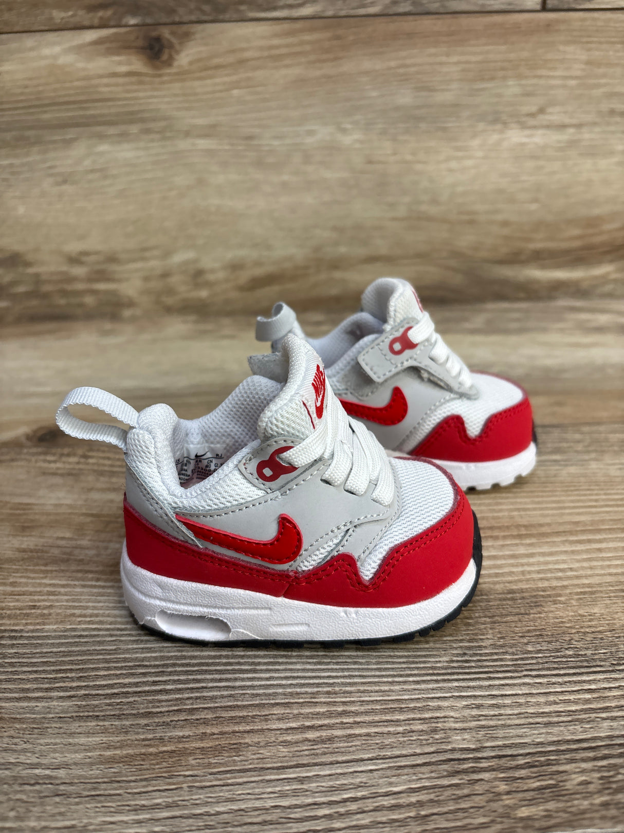 Nike Air Max 1 EasyOn TD 'Red' Sneakers sz 2c