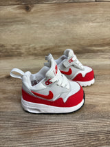 Nike Air Max 1 EasyOn TD 'Red' Sneakers sz 2c