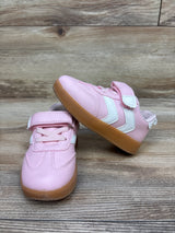 First Steps Hook-and-Loop Strap Sneakers Pink sz 6c