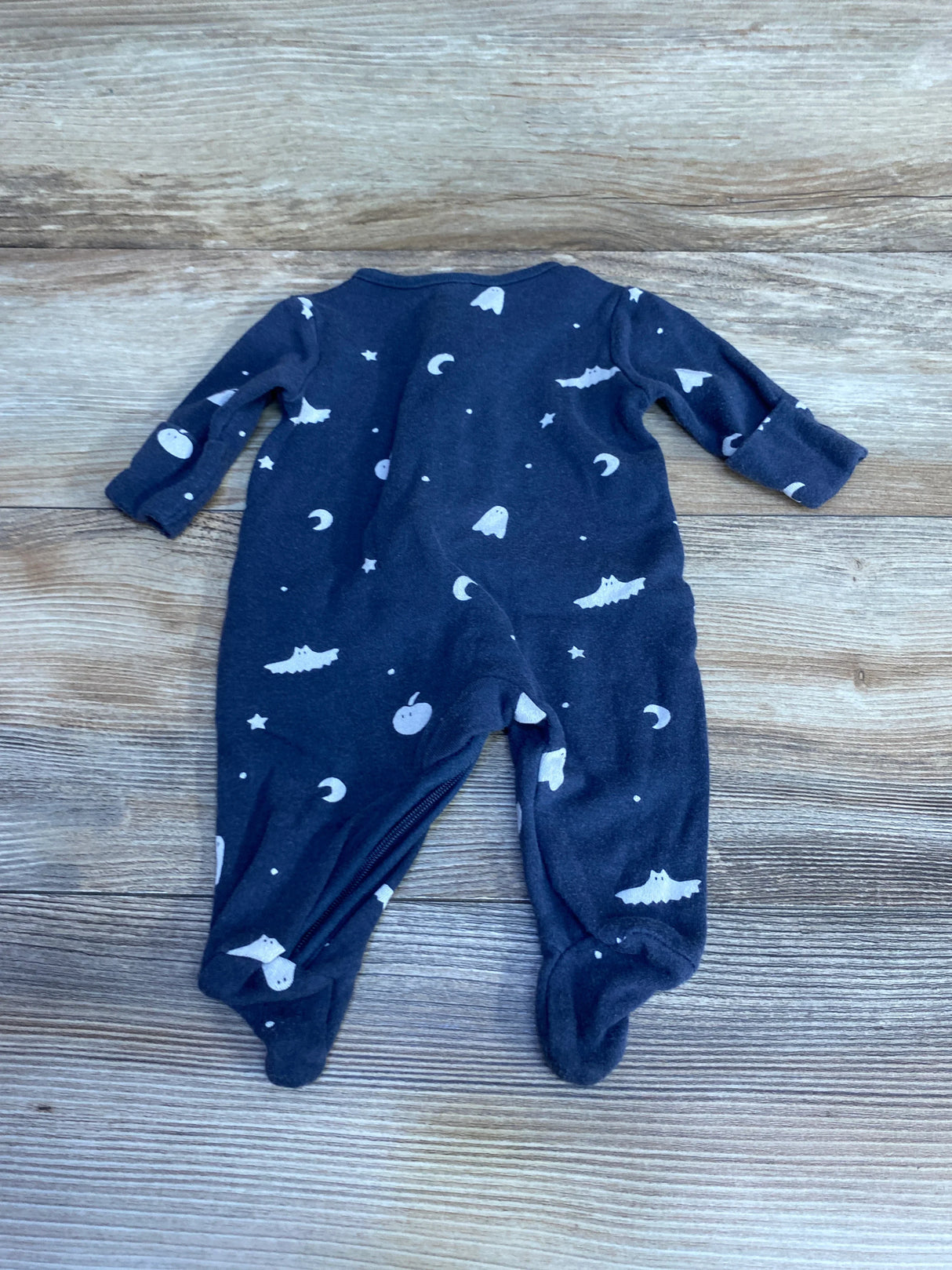 Mori Halloween Clever Zip Pajama Navy sz Newborn - Me n Mommy To Be