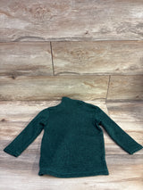 Jumping Beans Xmas Dino Knit Collared Sweater Green sz 2T