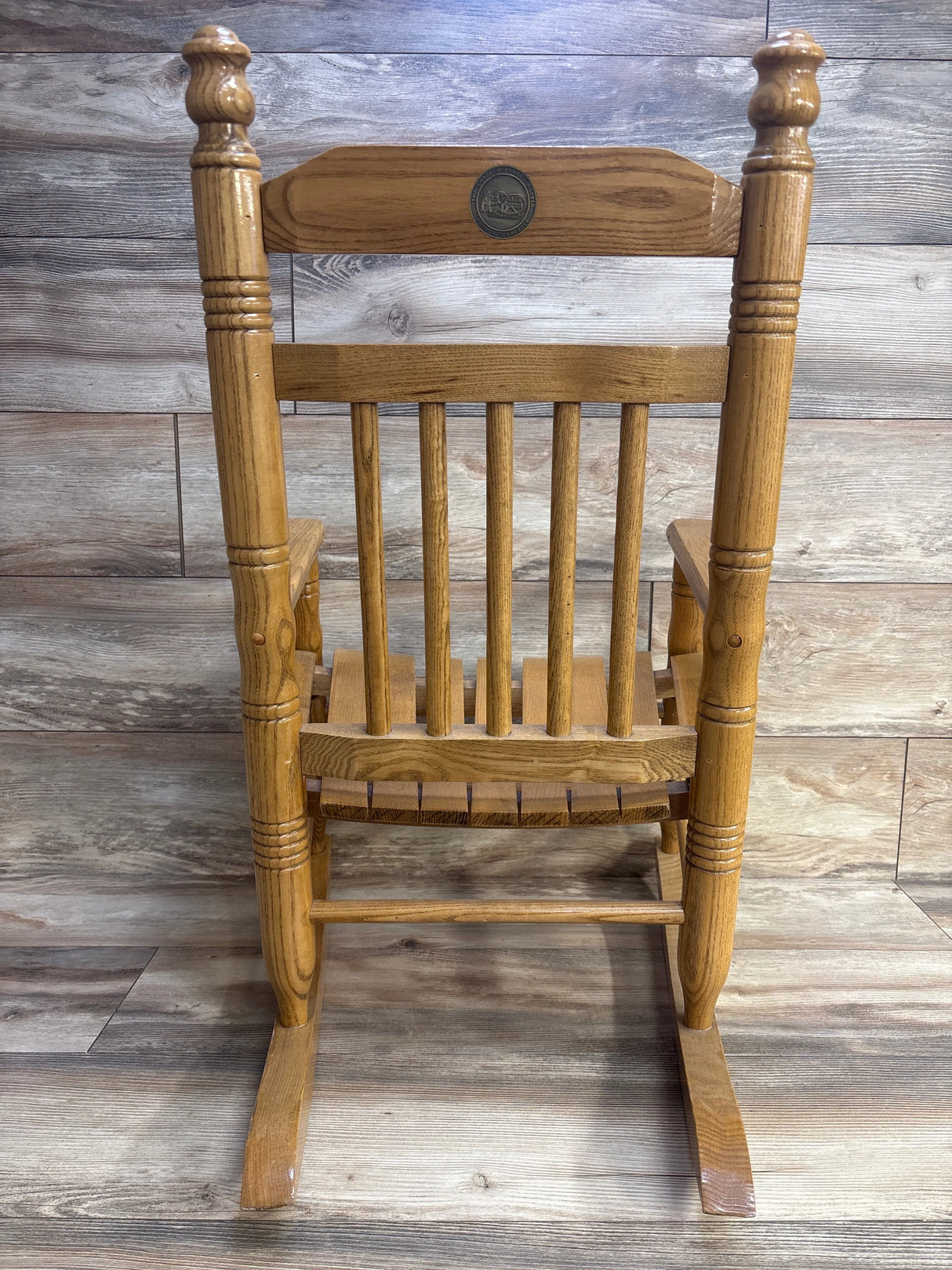 Hardwood Slat Child Rocking Chair