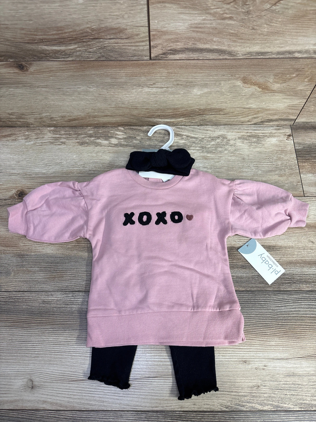 NEW PL Baby 3pc Set Pink sz 6m