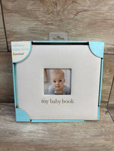 NEW Pearhead Linen Baby Book