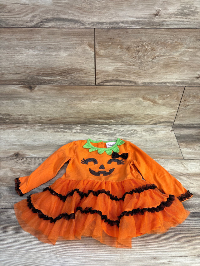 Little Lass Pumpkin Tunic Orange sz 24m - Me n Mommy To Be