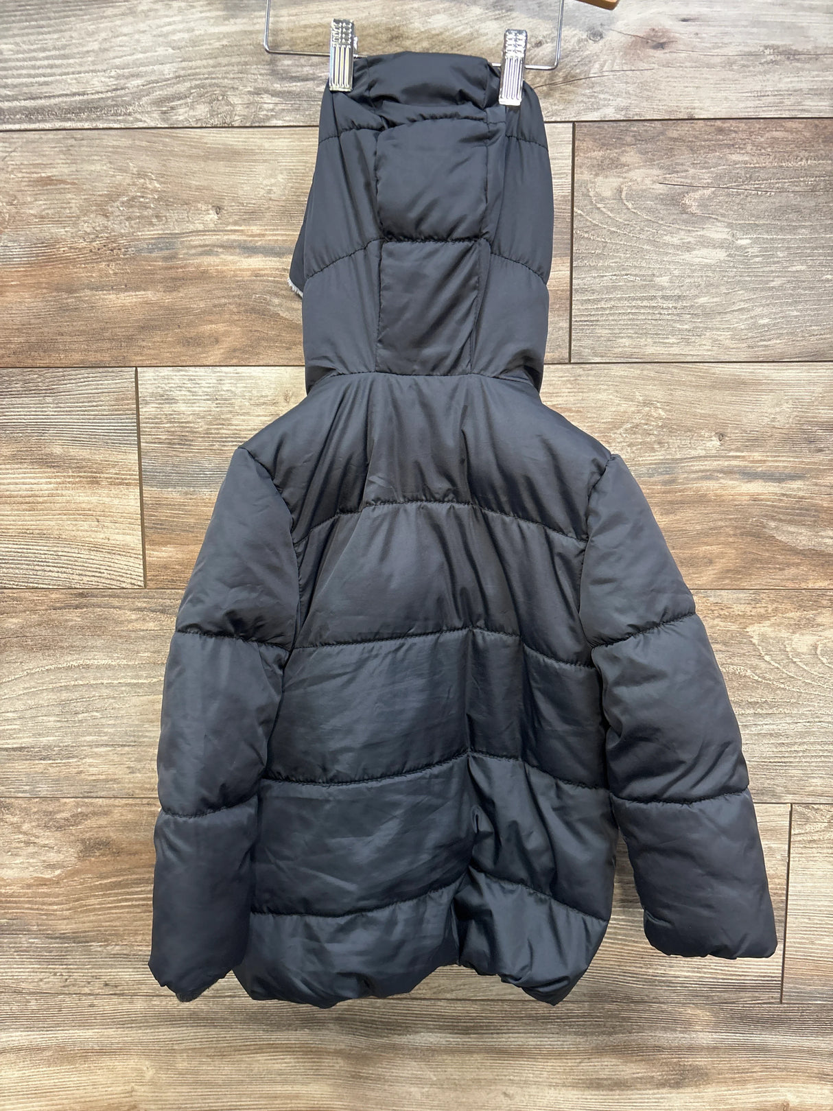 Old Navy Water Resistant Fleece Lined Jacket Grey sz 4T - Me n Mommy To Be