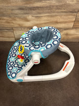 Fisher Price Sit-Me-Up Floor Seat in Blue Honeycomb