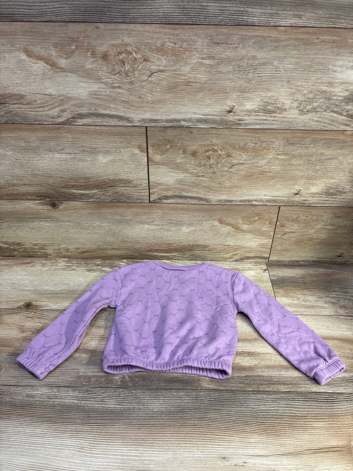 Splendid Bow Applique Pullover Sweatshirt Purple sz 2T