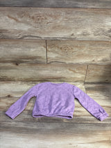 Splendid Bow Applique Pullover Sweatshirt Purple sz 2T