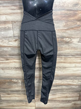 Crossover Panel Leggings Grey sz Medium - Me n Mommy To Be