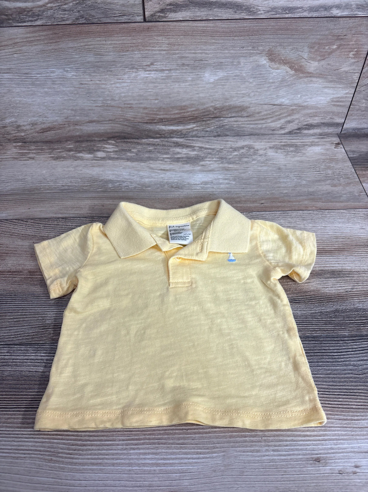First Impressions Polo Shirt Yellow sz 6-9m